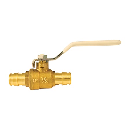 Apollo Apollo 1/2 in. Brass Expansion Pex Ball Valve Full Port Quarter-Turn Lever For Potable Water EPXV12